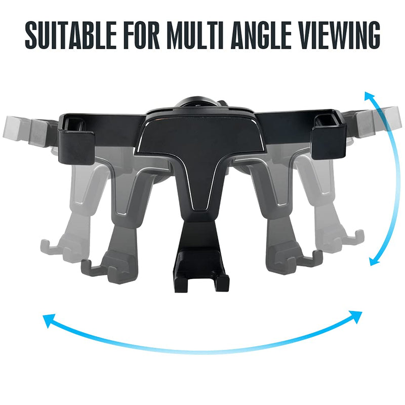 [Australia - AusPower] - CARFIB for Lexus RX 350 450h Accessories Car Phone Holder Mount 2021 2020 2019 2018 2017 2016 Cell Phone Air Vent Dedicated Cradle Gravity Navigation Black 