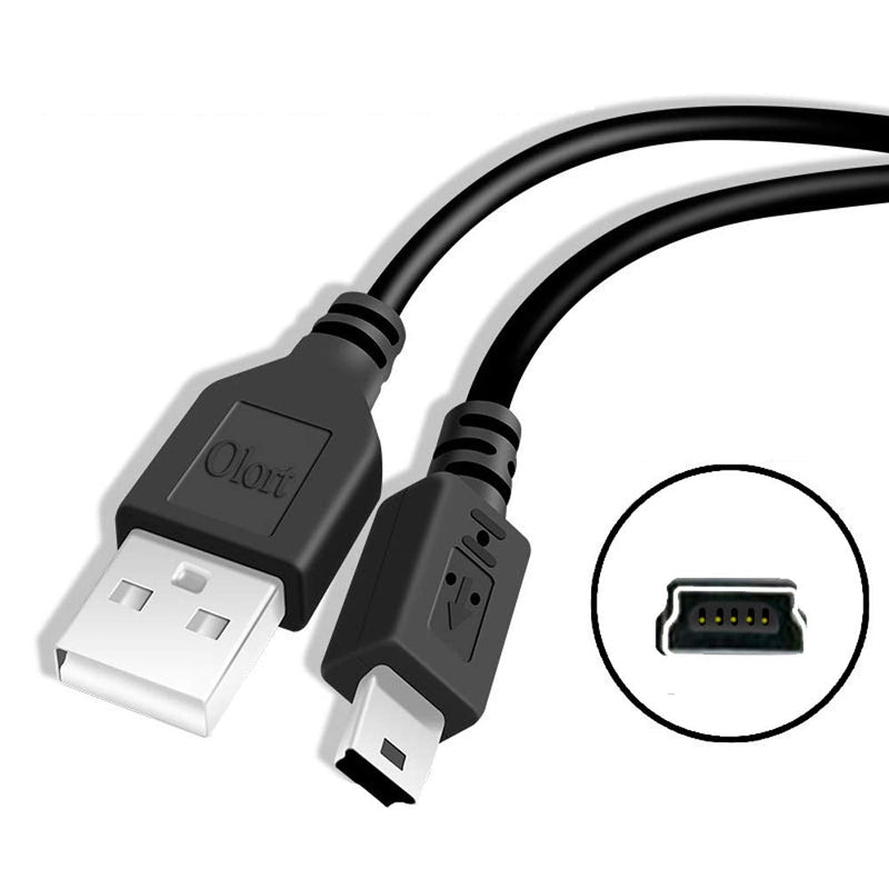 [Australia - AusPower] - Olort Mini USB Charger Compatible TI 84 Plus CE/CE Color Graphing Calculator, TI-Nspire II/CX/CX CAS Graphing Calculator with 3.3Ft Charging Cable Cord 