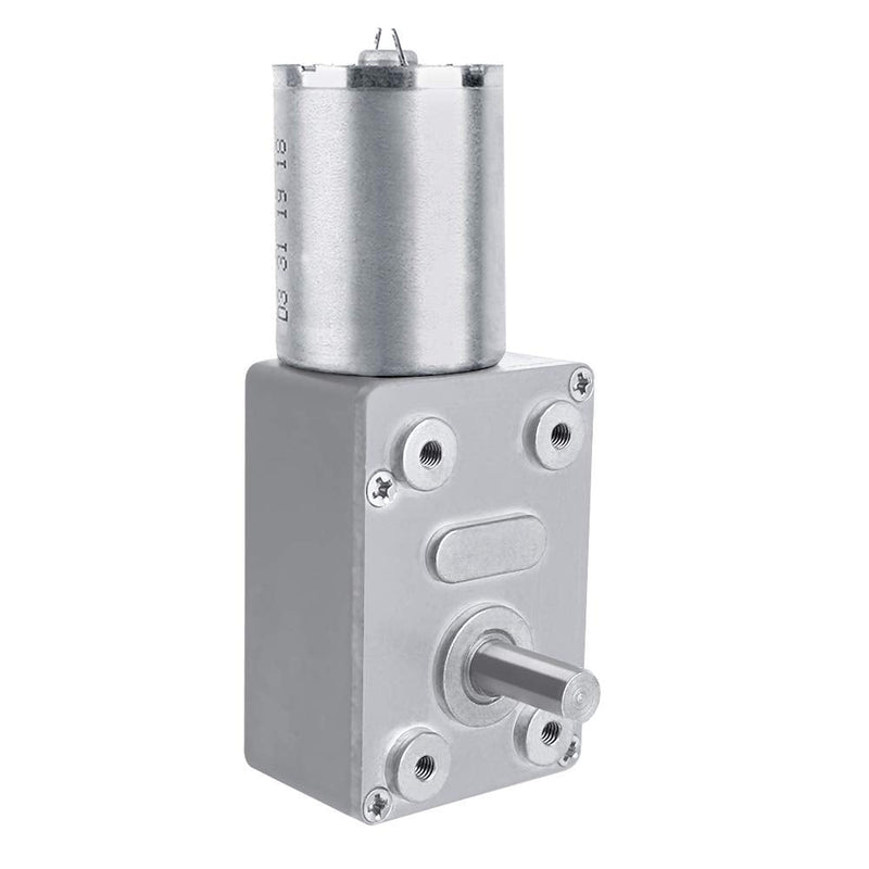 [Australia - AusPower] - DC 12V Gear Reduction Motor Reversible High Torque Turbo Worm Gear Box Reduction Electric Motor(6RPM) 