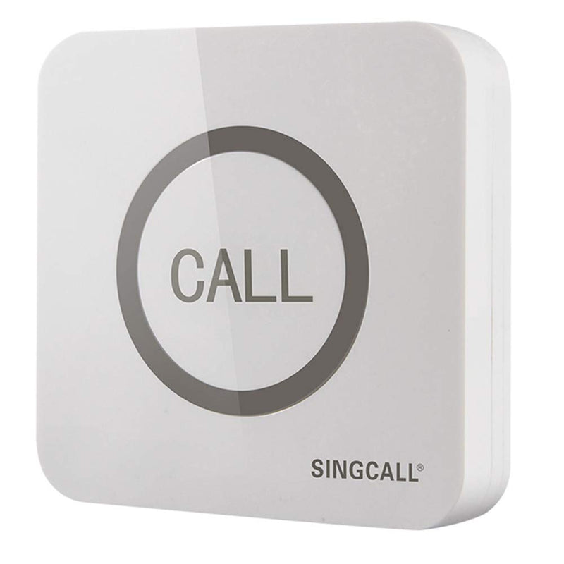 [Australia - AusPower] - SINGCALL Home Caring System Hotel Calling System,Big Touching Button Convenient Waterproof, 1-Button Pager APE520 (Can't Be Used Alone) 