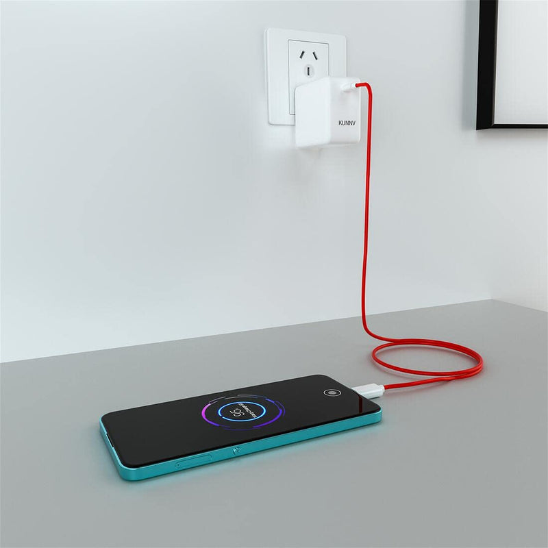 [Australia - AusPower] - Original Warp Charger 65W [10V/6.5A] for OnePlus 8T/9R/9/9 Pro Replacement, Warp Charge 65W Power Adapter with 6.6ft USB C-to-C Warp Charging Cable 