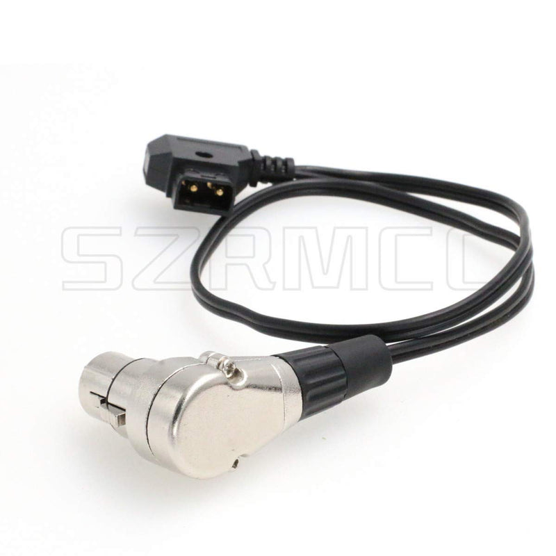 [Australia - AusPower] - SZRMCC D-tap to XLR 4 Pin Female Power Cable for DSLR Camcorder LED Flash Light ARRI Alexa Camera Monitor (Straight Cable) Straight Cable 
