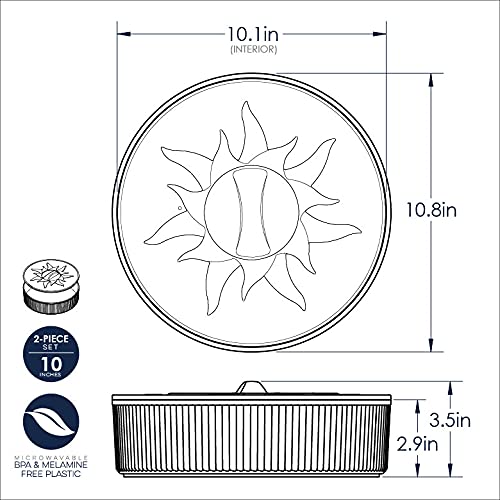 [Australia - AusPower] - Nordic Ware Microwave Tortilla and Pancake Warmer, 10-Inch 