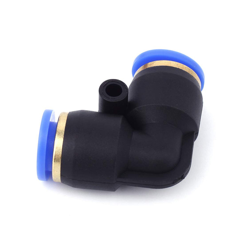 [Australia - AusPower] - SNS SPV-1/2 1/2" Tube OD Union Elbow Plastic Push to Quick Connect Tube Fitting(10 PCS) 
