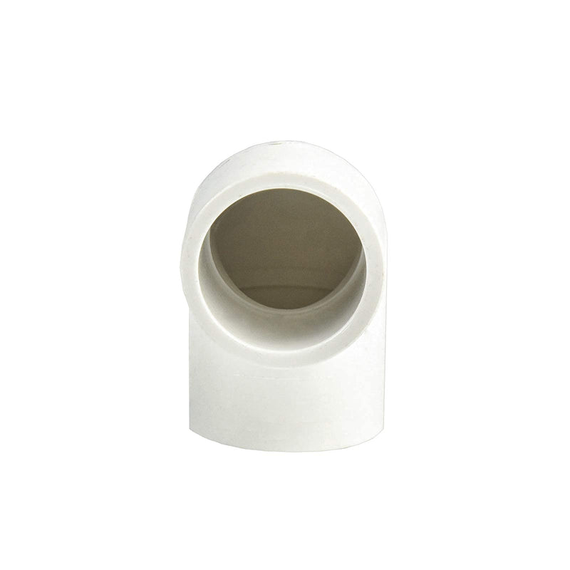 [Australia - AusPower] - FangKingNo 10pcs 1/2" 2-Way PVC Pipe Fitting 90 Degree Elbow PVC Adapter Coupling Schedule 40 White Socket 90 Degree PVC Pipe Elbow - 10 Pack , (0.5 Inch) 0.5 Inch 