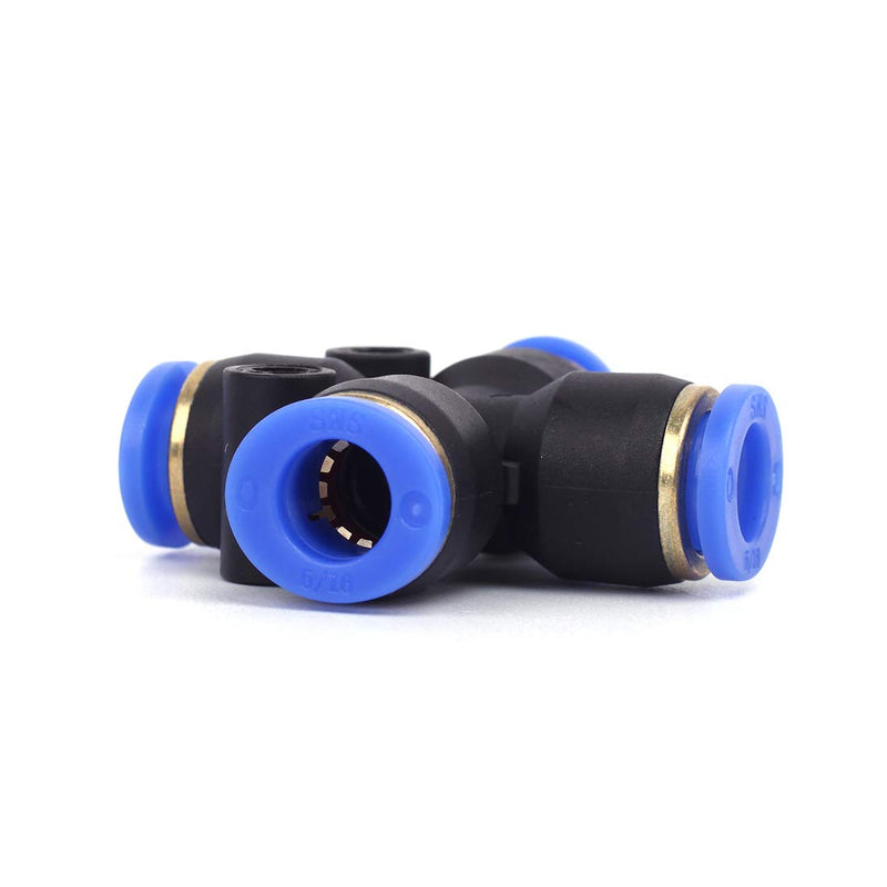 [Australia - AusPower] - SNS SPXL-5/32 5/32" Tube OD Union Cross Type Plastic Push to Quick Connect Tube Fitting(10 PCS) 