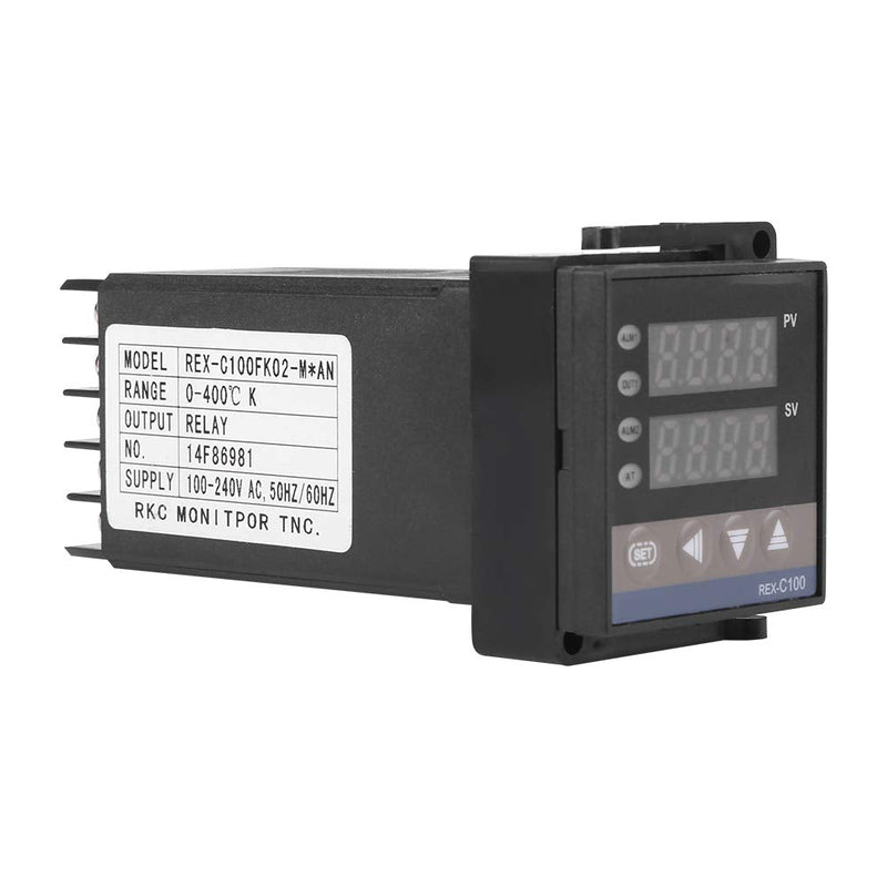 [Australia - AusPower] - Digital PID Temperature Controller REX-C100 Thermostat Temperature Controller Regulator 100-240 V Relay Output 1500VAC, 14 Bit 