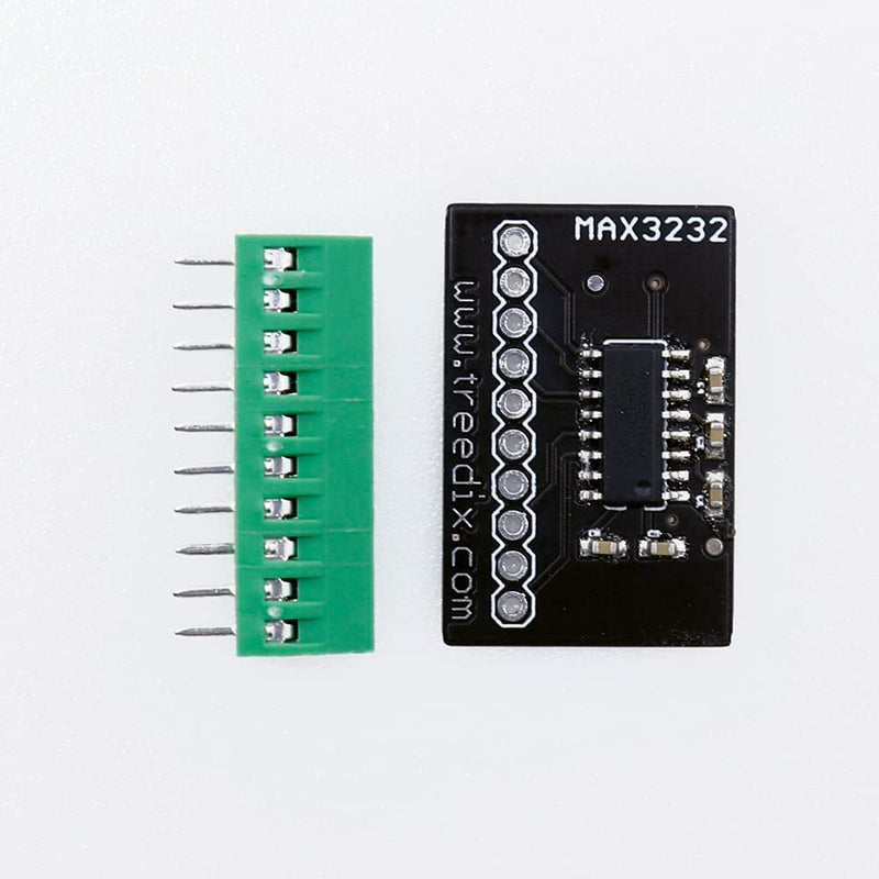 [Australia - AusPower] - Treedix 2pcs Mini RS232 to TTL MAX3232 Convert Adapter Board Transceiver Breakout Board 3v-5v 