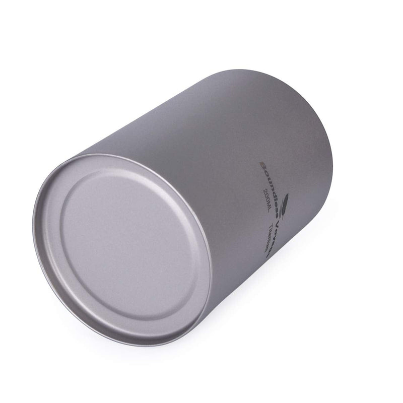 [Australia - AusPower] - iBasingo 200ml Titanium Pocket Flagon Camping Portable Alcohol Bottle Drink Sports Outdoor Hip Flask Picnic Wine Bottle A-Ti3068D 