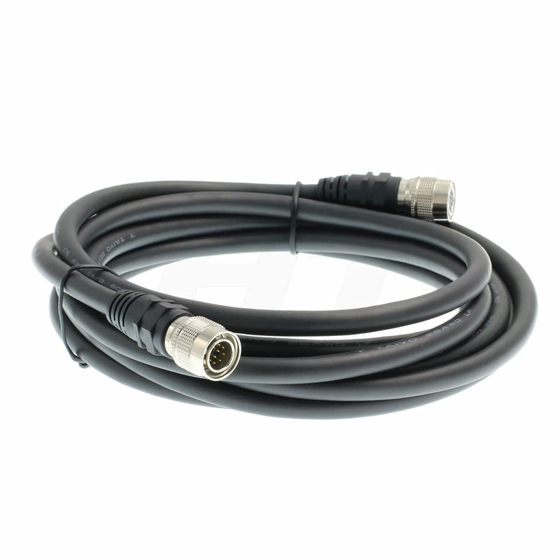 [Australia - AusPower] - HangTon RCP OCP ROP Remote Control Cable 10 Pin Hirose Male to Female Cable for Panasonic 300/50 Studio Camera RC10 CCU MSU, Sony D50 D51 (2) 2 Meters 
