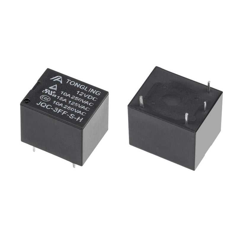 [Australia - AusPower] - uxcell 20 Pcs JQC-3FF-S-H DC 12V Coil SPST 4 Pin PCB Electromagnetic Power Relay 