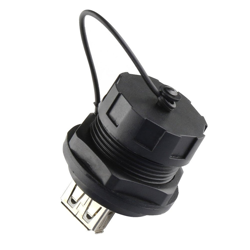 [Australia - AusPower] - USB A Type IP68 Rated Weatherproof Connector - Panel Mount 