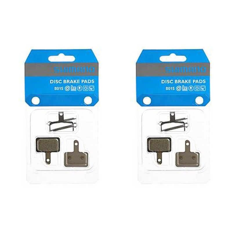 [Australia - AusPower] - SHIMANO 2 Pairs Disc Brake Pads & Spring B01S-B03S (Resin) 