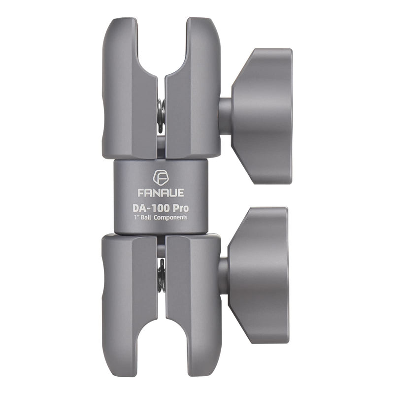 [Australia - AusPower] - FANAUE Composite Double Socket Swivel Arm,DA-100PRO 3.7" Length, Aluminum Construction, Compatible with RAM Mounts B Size 1" Ball Components DA-100PRO 