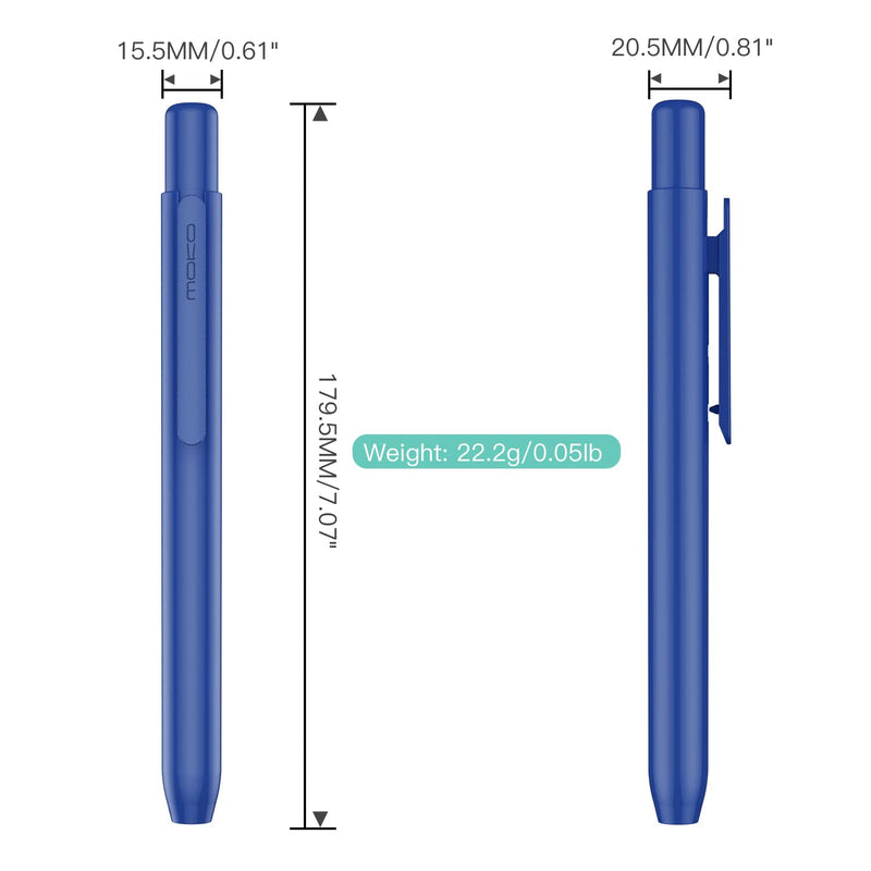 [Australia - AusPower] - MoKo Holder Case Fit Apple Pencil 1st Gen, Retractable Tip Cap Fit New iPad 10th Gen 2022, iPad 9th Gen 2021, iPad 8th Gen 2020 iPad 6th 9.7 2018, iPad Mini 5th Gen Pencil Sleeve, Navy Blue 