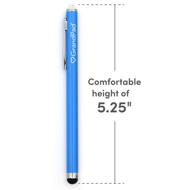 [Australia - AusPower] - GrandPad Stylus Pen for GrandPad Tablet, Rounded ¼” Scratch Resistant Stylus, 5.25” Length, Lightweight and Ergonomically Shaped, Pack of 3 