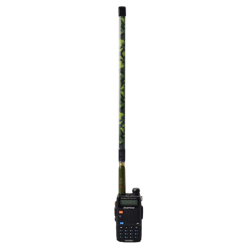 [Australia - AusPower] - HYS Tactical Foldable Dual Band Antenna, 144/430Mhz UHF VHF 15.3inch SMA-Female Antenna for Baofeng UV-5R Series, UV-82 Series, BF-F8HP Kenwood 2-Way Radio Scanner HT 