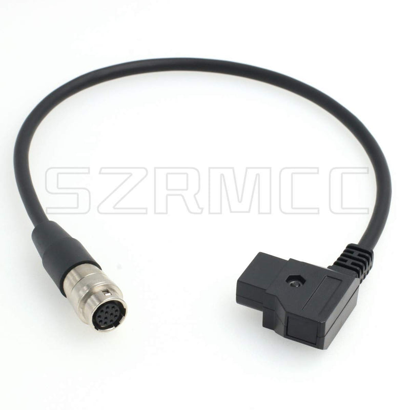 [Australia - AusPower] - SZRMCC D-Tap to 12 Pin Hirose ENG B4 2/3" Lens Power Cable for Canon Fujinon Nikon (Straight Cable) Straight Cable 