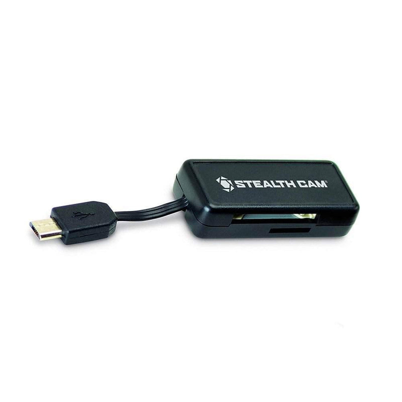 [Australia - AusPower] - Stealth Cam Micro USB OTG Memory Card Reader for Android Devices, Black, STC-SDCRAND 