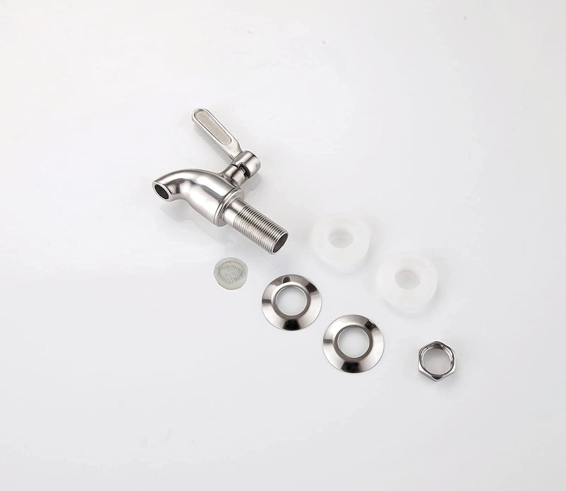 [Australia - AusPower] - Sumerain Spigot for Beverage Dispenser,SUS304 Stainless Steel Metal Spigot Dispenser for Jar, Juice,Cold Drink,Wine,Beer 