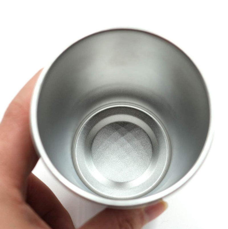 [Australia - AusPower] - KISEER 5 Pack 16 Ounce Stainless Steel Pint Cups Shatterproof Cup Tumblers Unbreakable Metal Drinking Glasses for Bar, Home, Restaurant 