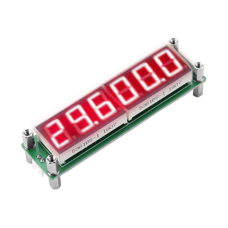 [Australia - AusPower] - Detector Signal Frequency Counter Double IF Design 1MHz- 1000MHz Tester Module for Office for Electrician with Sensitivity Better Than(Backlit font red) Backlit font red 