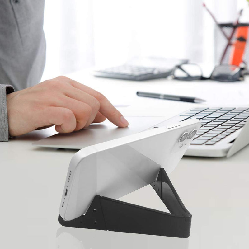 [Australia - AusPower] - 8 PCS Universal Pocket-Sized Colorful Portable Foldable V Model Mobile Phone Holder, SourceTon Desktop Stand Mount Holder Cradle Compatible with iPads,Tablets,E-Readers,Cellphones, Kindles, Pack of 8 