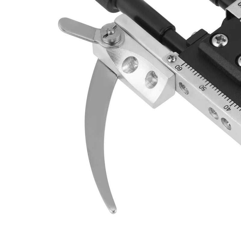 [Australia - AusPower] - Mechanical X-Y Moveable Stage for Microscope, Microscope Caliper Moveable 14.5cm × 16cm High Precision Manual Lift Stage for Microscope 