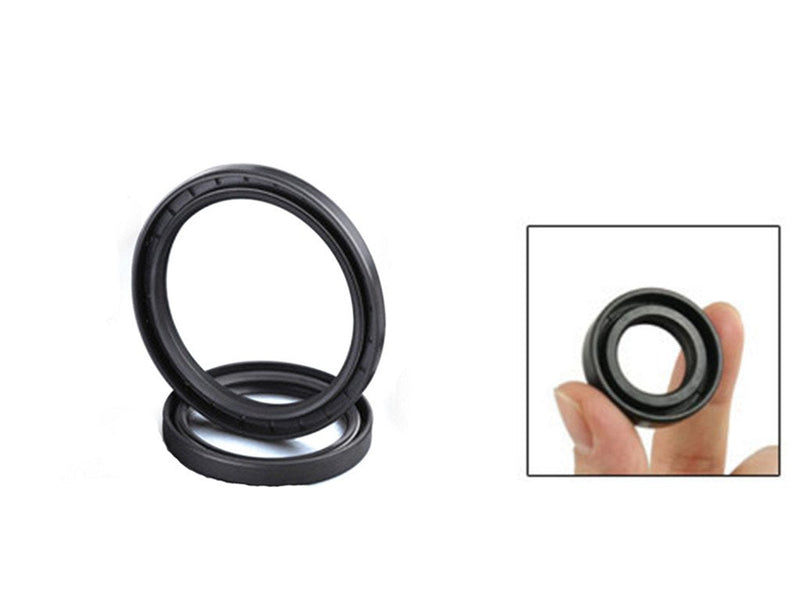 [Australia - AusPower] - xjs Nitrile Rubber Double Lip TC Oil Shaft Seal Black 5 Pcs (30x52x10mm) 30x52x10mm 