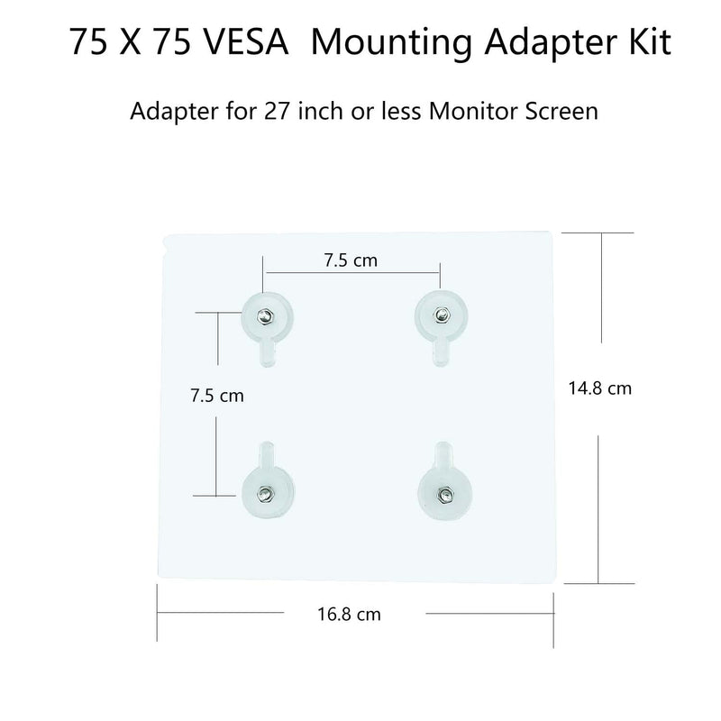 [Australia - AusPower] - NOBER VESA Mount Adapter Bracket Kit Non-VESA Mounting Universal for 75 VESA Monitor Arm Compatible 2 Pack 2 Pack VESA 75X75mm 