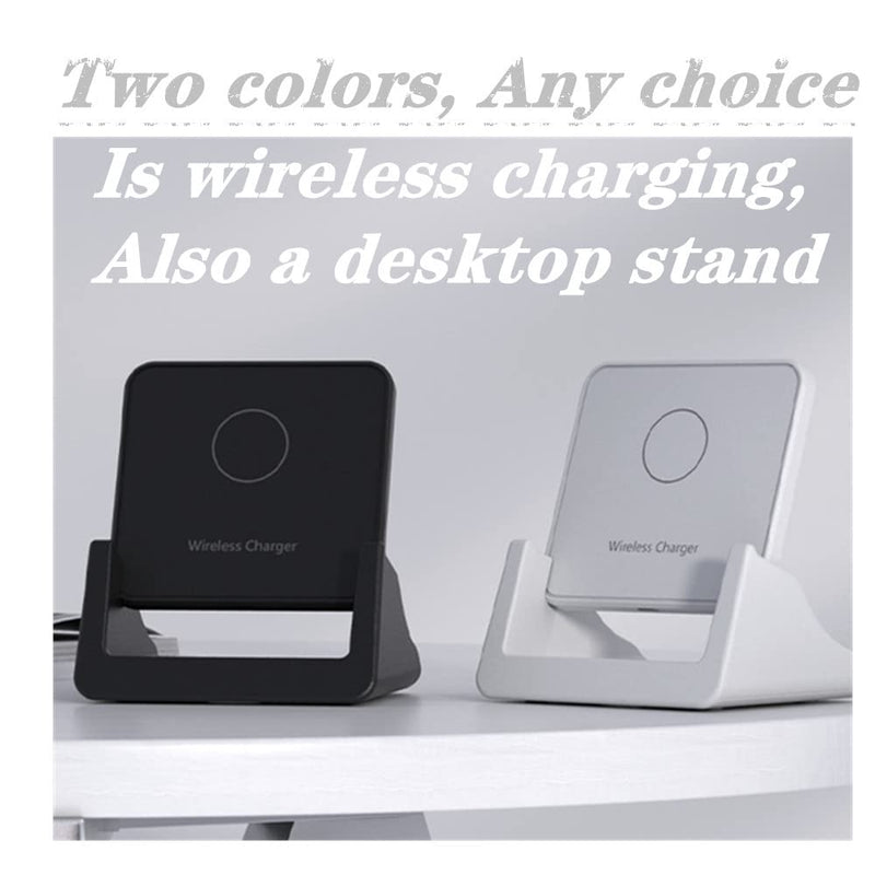 [Australia - AusPower] - Wireless Charger for iPhone 13 12 11 All Models XR XS X 8 Plus,10W Fast Wireless Phone Charging Stand Qi-Certified Compatible with Galaxy S21/20 S10/10+ and Other Qi-Enable Phones (No AC Adapter) 