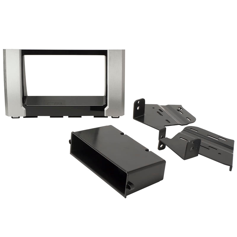 [Australia - AusPower] - SCOSCHE TA2116B Double DIN Dash Kit with Pocket Compatible with 2014-21 Toyota Tundra Black 