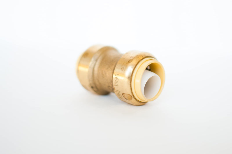 [Australia - AusPower] - 3/4" Straight Coupling U016LF with Disconnect Clip - Lead Free Brass Fitting for Copper, PEX, CPVC, HDPE and PE-RT Residential or Commercial Plumbing - 100% Satisfaction Guarantee (2 Pack) 2 Pack 