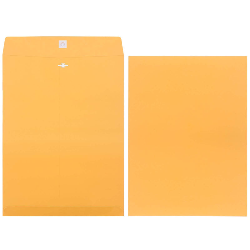 [Australia - AusPower] - 4 Sizes Clasp Envelopes Kraft Paper Catalog Clasp Envelope with Clasp Closure for Filing, Storing or Mailing Documents, 50 Pieces (Yellow,5 x 7 in, 6 x 9 in, 9 x 12 in, 10 x 13 in) 5 x 7 in, 6 x 9 in, 9 x 12 in, 10 x 13 in Yellow 