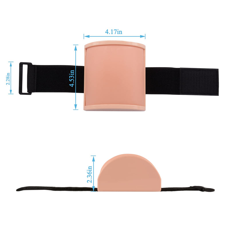 [Australia - AusPower] - Medarchitect Intramuscular Injection Training Pad Model with 3 Skin Layers IM, SQ, ID Injection Simulator Practice Tool for Medical Education to Student, Nurse, Doctor Educational Supplier 