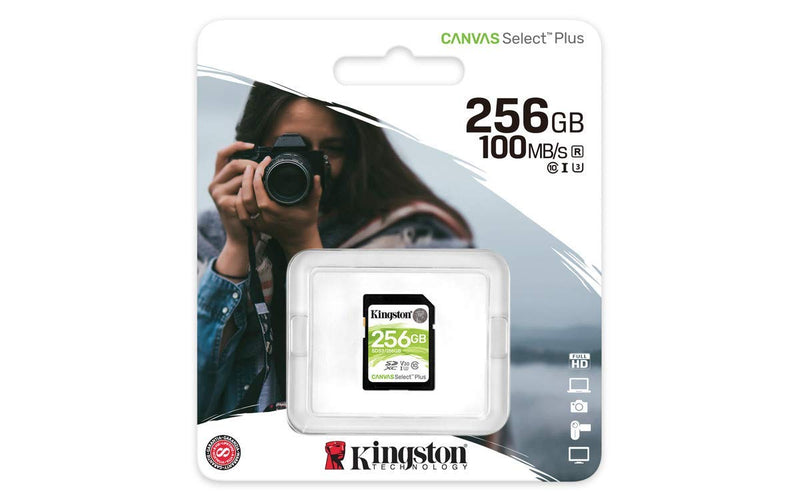 [Australia - AusPower] - Kingston 256 GB SDXC Class 10 Flash Memory Card SDS2 Memory 