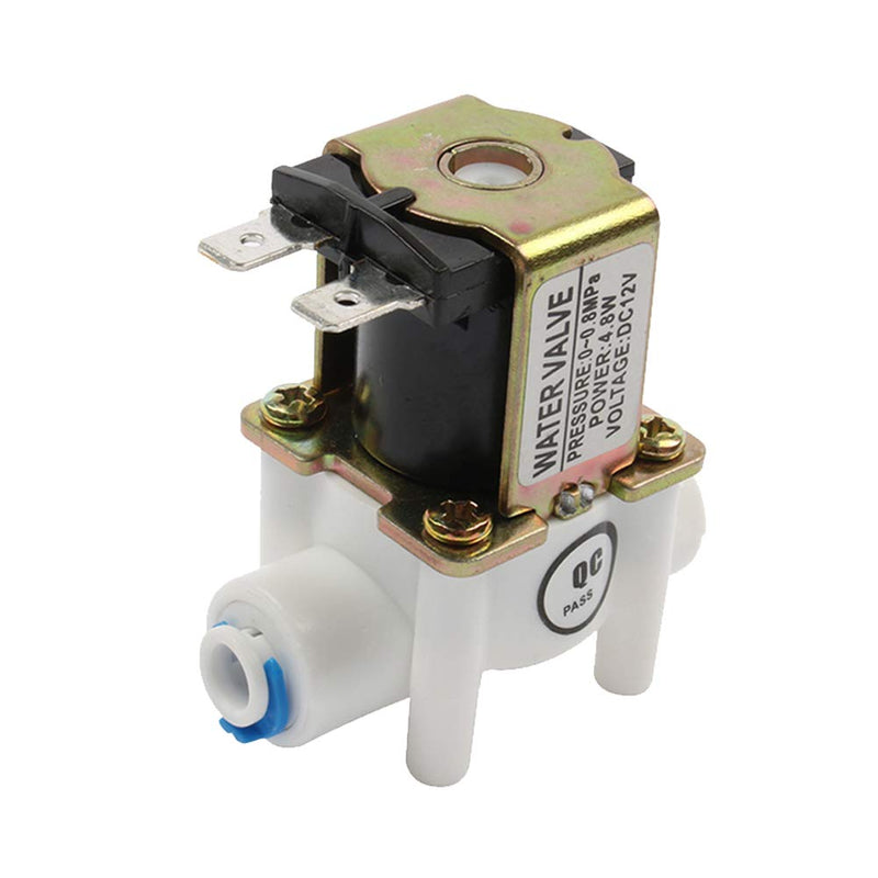 [Australia - AusPower] - Beduan 12V 1/4" Inlet Water Solenoid Valve Normally Closed for RO Reverse Osmosis Pure System 1/4” 12V 