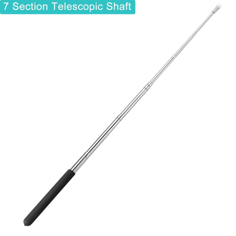 [Australia - AusPower] - Telescopic Teachers Pointer,Teaching Pointer,Hand Pointer Extendable Telescopic Retractable Pointer Handheld Presenter Classroom Whiteboard Pointer (1) 1 