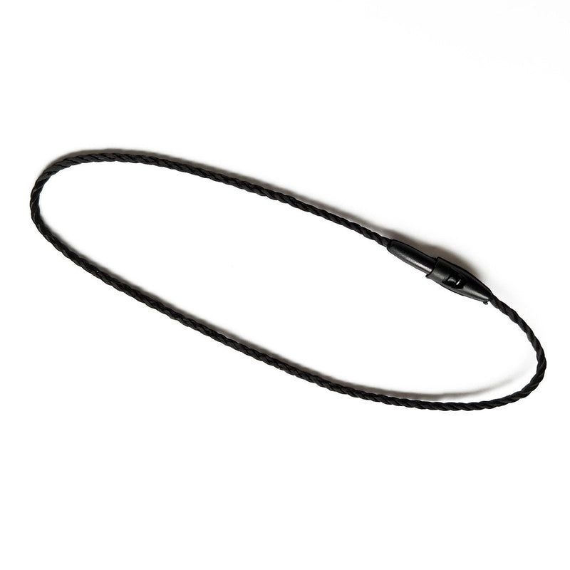 [Australia - AusPower] - LGEGE 500 pcs 7.5-inch Black Hang Tag Nylon String Snap Lock Pin Loop Fasteners Hook Ties Black 500pcs 