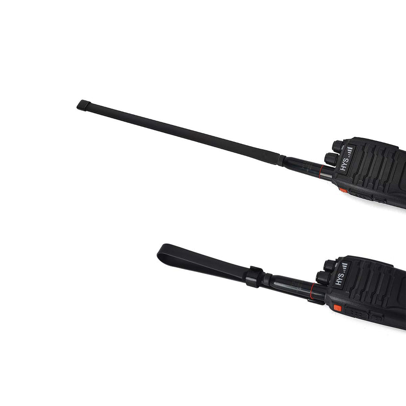 [Australia - AusPower] - HYS SMA-Female Handheld Dual Band Antenna 15.3-Inch Super Foldable VHF/UHF (144/430Mhz) Antenna for BaoFeng uv-5r uv-82 f8hp BF-F8+ Kenwood Radios (2 Pack) 