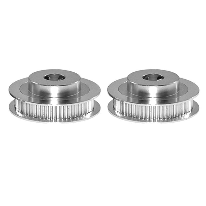[Australia - AusPower] - Zeberoxyz 2PCS Set GT2 Synchronous Wheel 20&60 Teeth 8mm Bore Aluminum Timing Pulley with 2PCS Length 200mm Width 6mm Belt (20-60T-8B-6) 20-60T-8B-6 