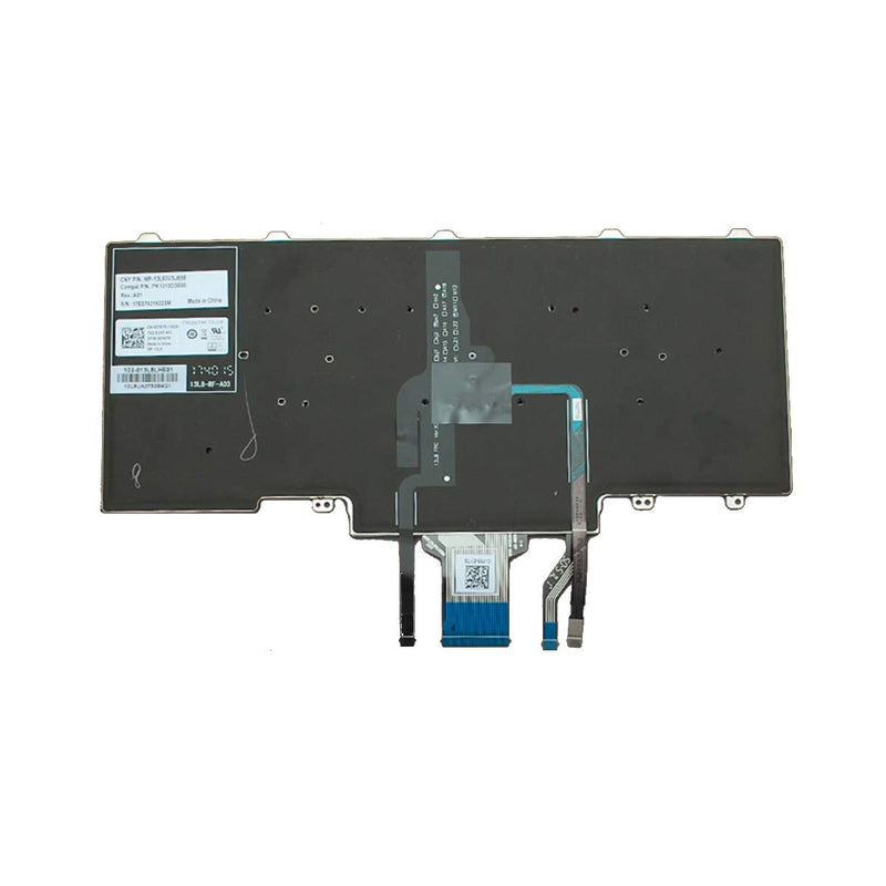 [Australia - AusPower] - Laptop Replacement US Keyboard for Dell Latitude E5450 E5470 E7450 E7470 7480 7490 5480 5488 Laptop No Frame, with Pointer, with Backlight 