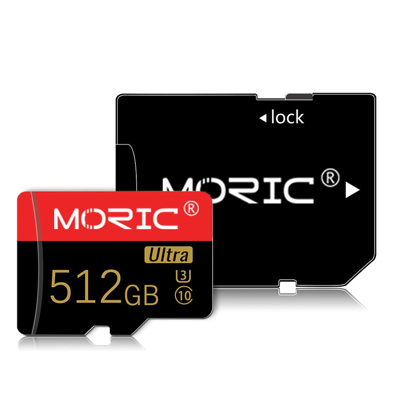 [Australia - AusPower] - 512GB Micro SD Card High Speed Class 10 with SD Adapter Memory Card for Smartphone and Compatible Devices 