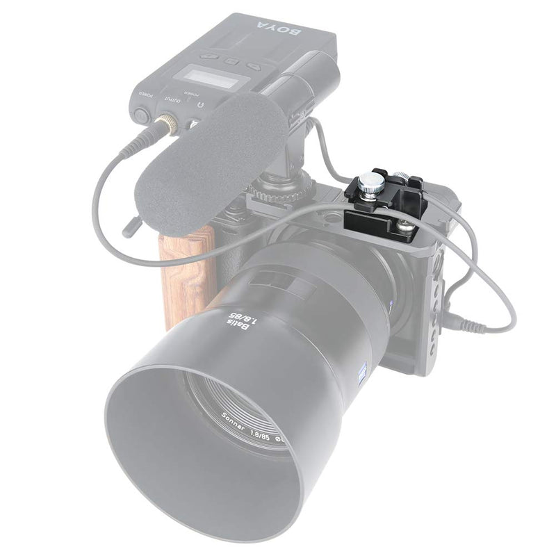 [Australia - AusPower] - NICEYRIG Cable Lock Clamp HDMI USB-C SDI Power Dual Cable Lock for Sony Alpha A6400 A6500 A6100-381 