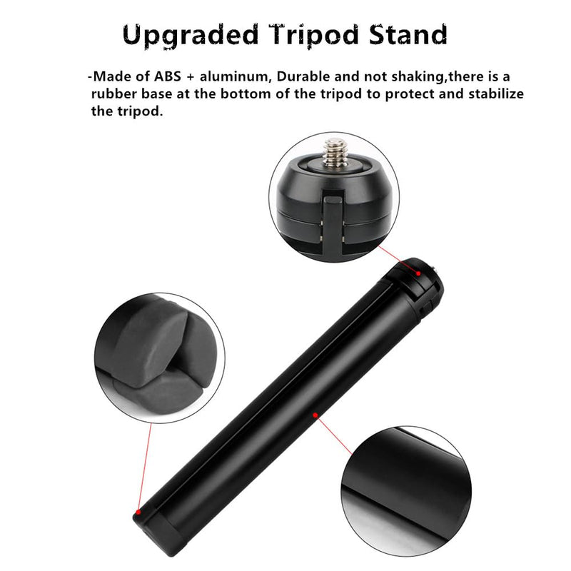 [Australia - AusPower] - LEWOTE Extendable Selfie Stick Compatible with Insta360 One X2 X3 XR/RS/GO 2 GO 3, Gopro Series,DJI Action Series Monopod Accessories[with Detachable Tripod] (27Inch(70cm)) 27Inch(70cm) 
