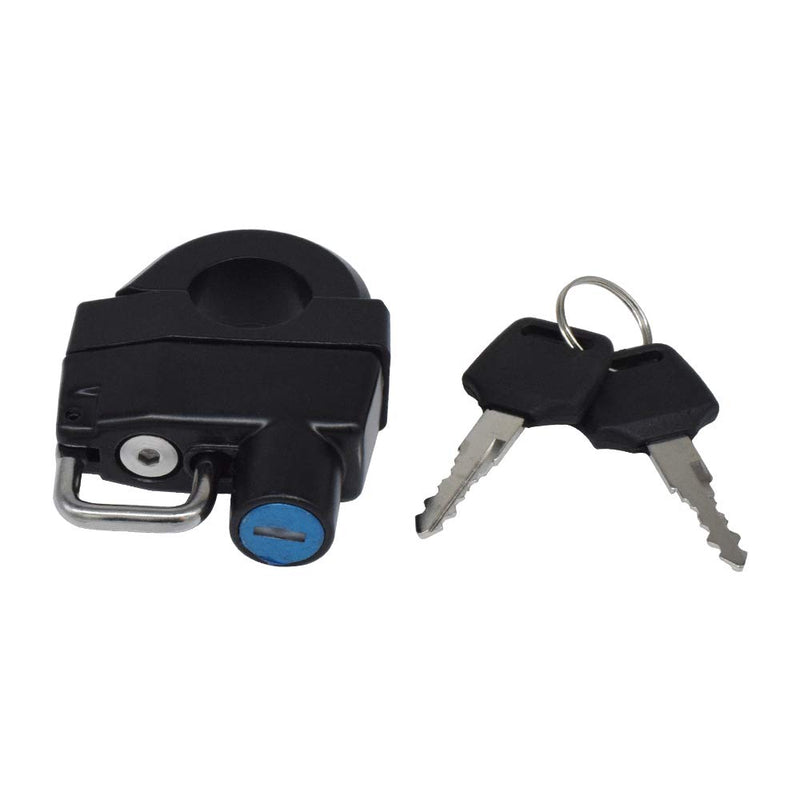 [Australia - AusPower] - 1" Universal Motorcycle Parts Helmet Lock Anti-Theft Security Aluminum Alloy Locks With 2 Keys for Harley Davidson Sportster XL 883 1200 
