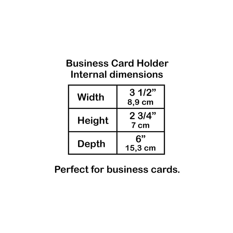 [Australia - AusPower] - Acrimet Index Business Card Size File Holder Organizer Metal Base Heavy Duty (AZ Index Cards and Divider Included) (White Color with Clear Crystal Plastic Lid Cover) 