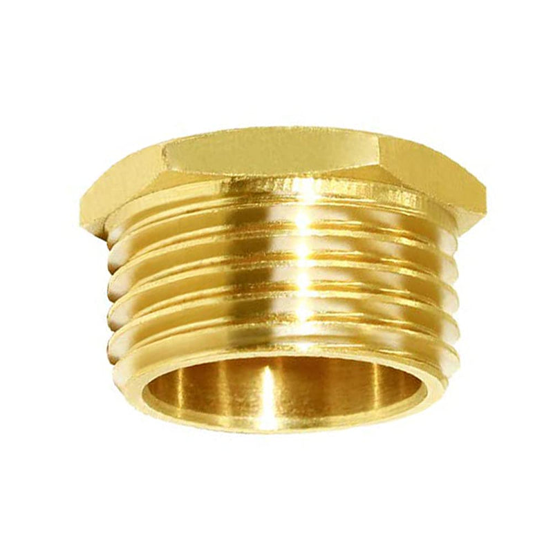 [Australia - AusPower] - Joywayus 3/4" GHT Male Brass Pipe Plug Outer Hex Head Plug Pipe Fitting (Pack of 4) 