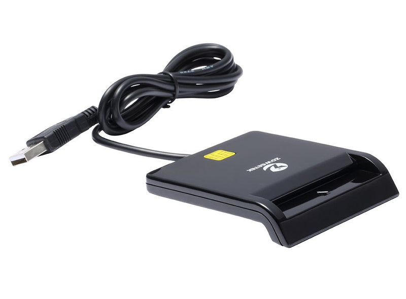 [Australia - AusPower] - ZOWEETEK CAC Card Reader Military, Smart Card Reader DOD Military USB Common Access CAC, Compatible with Windows, Mac OS and Linux 