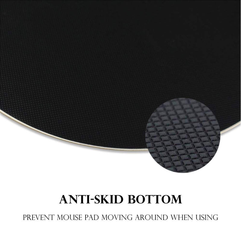 [Australia - AusPower] - ProElife Premium Aluminum Metal Mouse Pad Mice Mat 8.66 inch (Round, Champagne Gold) Round-Champagne Gold 